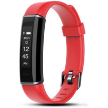 Load image into Gallery viewer, Aquarius AQ113 Fitness Tracker With Heart Rate Monitor- Red