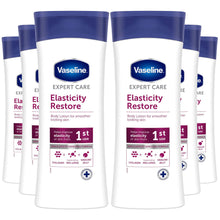 Load image into Gallery viewer, 3x,6x 400ml Vaseline Expert Care Elasticity Restore, Dry Skin Rescue Body Lotion