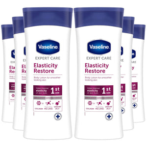 3x,6x 400ml Vaseline Expert Care Elasticity Restore, Dry Skin Rescue Body Lotion