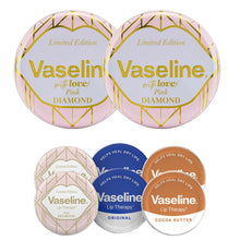 Load image into Gallery viewer, Vaseline Limited Edition Pink Diamond Lip Therapy Selection Gift Tin For Her