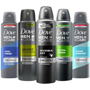 3pk of 150ml Dove Men+Care 48H Powerful Protection Anti-Perspirant