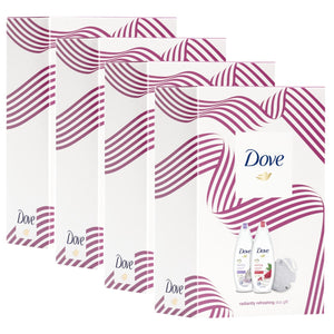 Dove Radiantly Refreshing Gift Set, Shower Gel & Deodorant, Present For Women, Girls