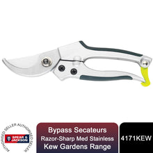 Load image into Gallery viewer, Spear &amp; Jackson Bypass Secateurs, Razorsharp Med Stainless, Kew Gardens Range