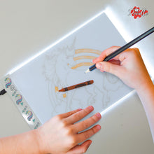 Load image into Gallery viewer, Doodle A4 Ultra-Thin Portable LED Tracing Pad with USB Cable, Dinosaur or Unicorn