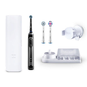 Oral-B Genius 8000 Electric Toothbrush with RepalcementHeads & Tavel Case, Black