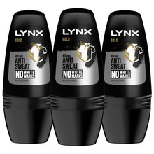 Load image into Gallery viewer, 6x 100ml Lynx 48H Anti Sweat Faster Drying Africa / Gold Anti Perspirant Roll-On