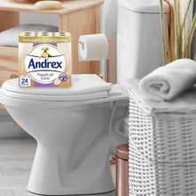 Load image into Gallery viewer, Andrex Toilet Roll Touch of Care with Shea Butter 2 Ply Toilet Paper, 72 Rolls