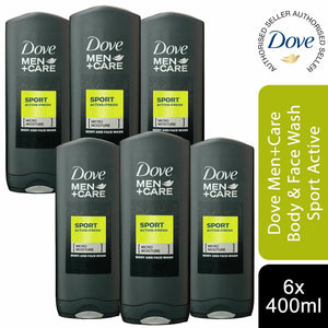 3pk or 6pk of 400ml Dove Men+Care Micro Moisture Body & Face Wash