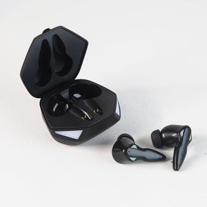 Vybe Best for Gaming TWS Earbuds with Low Latency & Up to 6H of Playback - Black