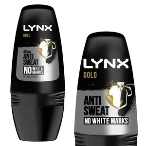 6x 100ml Lynx 48H Anti Sweat Faster Drying Africa / Gold Anti Perspirant Roll-On