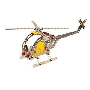 PMS Build And Play Meccano Style Helicopter Metal Construction Kit With Tools