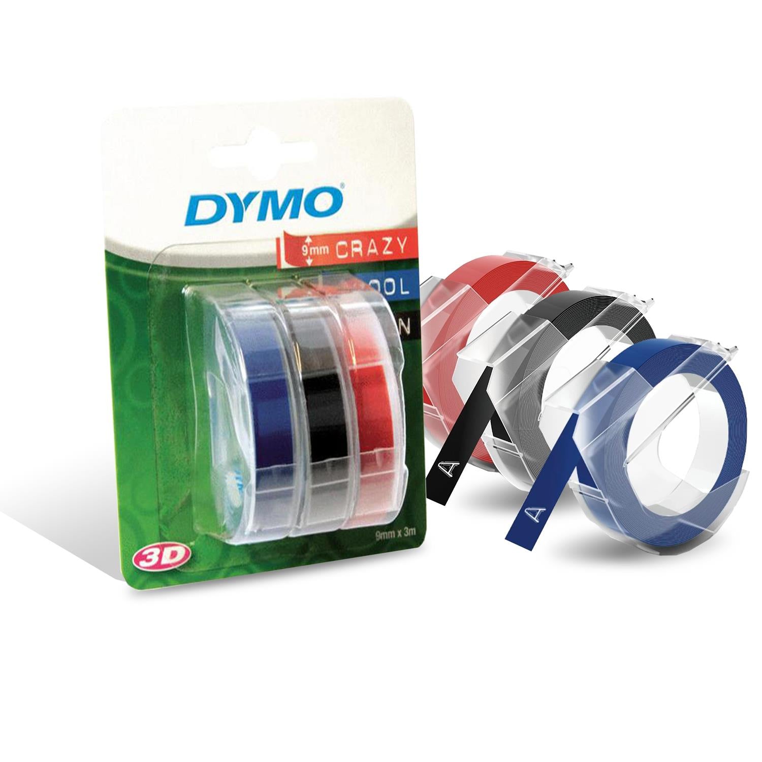 Original DYMO Omega Home Embossing Label Maker OR 3D Embossing Label Tape  9mm*3m