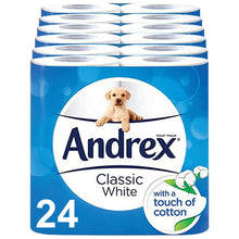 Load image into Gallery viewer, Andrex Toilet Roll Skin Kind, Gentle Clean, Classic or Supreme Quilts, 48 Rolls