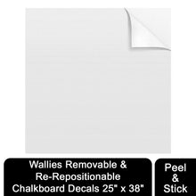 Load image into Gallery viewer, Wallies Peel &amp; Stick Big Dry Erase, Removable and Repositionable 25&quot; x 38&quot;