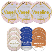 Load image into Gallery viewer, Vaseline Limited Edition Pink Diamond Lip Therapy Selection Gift Tin For Her