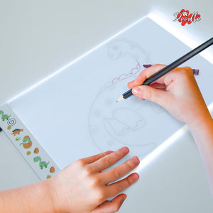 Doodle A4 Ultra-Thin Portable LED Tracing Pad with USB Cable, Dinosaur or Unicorn