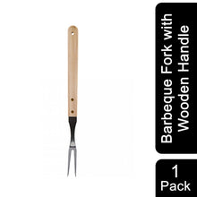 Load image into Gallery viewer, PMS Chef&#39;s Choice Ergonomic Design Stainless Steel BBQ Fork With Wooden Handle