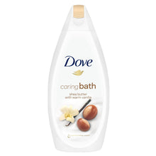 Load image into Gallery viewer, 3 Pack Dove Caring Bath Soak Shea butter with Warm Vanilla Cream, 450ml