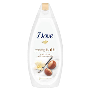 3 Pack Dove Caring Bath Soak Shea butter with Warm Vanilla Cream, 450ml