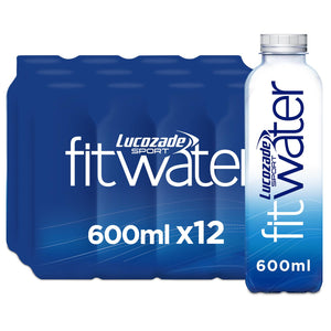 Lucozade Sport Fitwater 600ml, 12 Pack