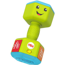 Load image into Gallery viewer, Fisher-Price Laugh &amp; Learn Countin&#39; Reps Dumbell Learning Toy