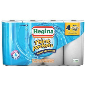 Regina Thirst Pockets Kitchen Towels, Large, Pack of 12