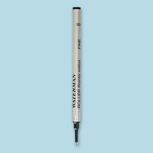 Waterman Roller Ball Pen Refill black ink fine point - Twin Pack