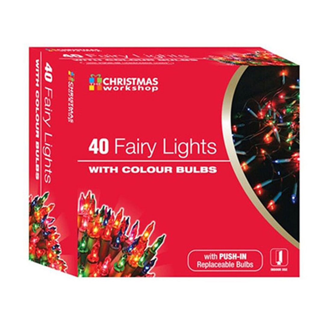 40 Shade-less Fairy Lights Clear Christmas Tree Lights Xmas Party Decoration