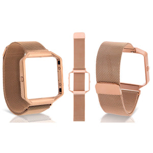 AQ Fitbit Blaze straps Rose Gold