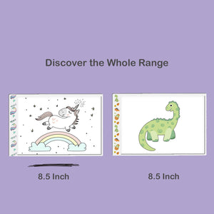 Doodle A4 Ultra-Thin Portable LED Tracing Pad with USB Cable, Dinosaur or Unicorn