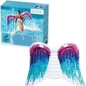 Intex Pool Float Inflatable Angel Wings Mat Lounger with Handles 251 x 160 cm