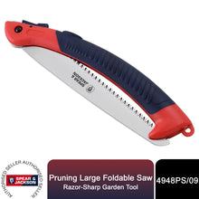 Load image into Gallery viewer, Spear &amp; Jackson Pruning Saw, Large Foldable Razorsharp Garden Tool