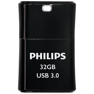 Philips USB 3.0 Pico Edition Flash Drive 32GB Pen Drive - Black