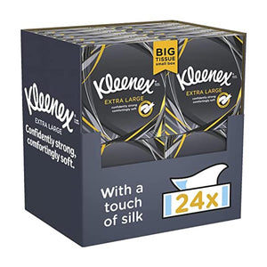 Kleenex Extra Large Man Size Compact Facial Tissues - 24 or 48 Box