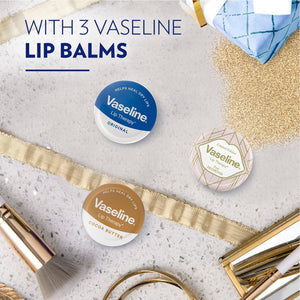 Vaseline Limited Edition Pink Diamond Lip Therapy Selection Gift Tin For Her