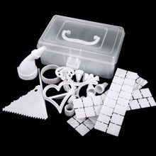 Load image into Gallery viewer, 100-Piece Cake Decorating Set including Letter Holder and Stencils