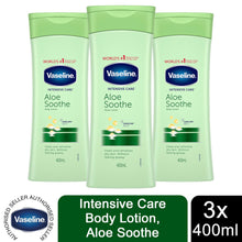 Load image into Gallery viewer, Vaseline Intensive Care Body Lotion, 3 Pack, 400ml