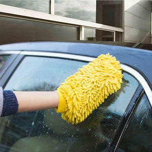 Micro fiber Chenille Multipurpose Cleaning Glove Car Dust Cleaning Washing Cloth