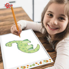 Load image into Gallery viewer, Doodle A4 Ultra-Thin Portable LED Tracing Pad with USB Cable, Dinosaur or Unicorn