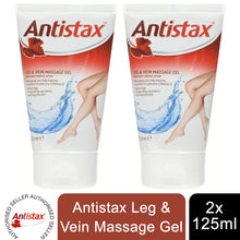 Load image into Gallery viewer, 2x Antistax Leg &amp; Vein Massage Gel Cooling Gel with Red Vine Leaf Extract, 125ml