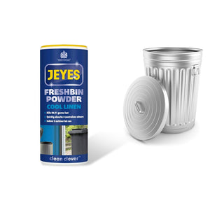 Jeyes Freshbin Disinfectant & Deodorizer Powder Cool Linen, 6 Pack of 550gm