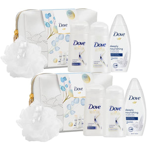 Dove Nourishing Secrets Nourishing Rituals Beauty Bag and Puff Gift Set , 2pk