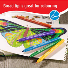 Load image into Gallery viewer, Berol Colouring Pens Felt Tip Assorted Broad Point 1.2mm Washable Tub of 42