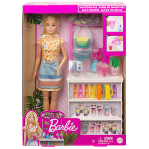 Barbie Smoothie Bar Playset with Blonde Barbie Doll