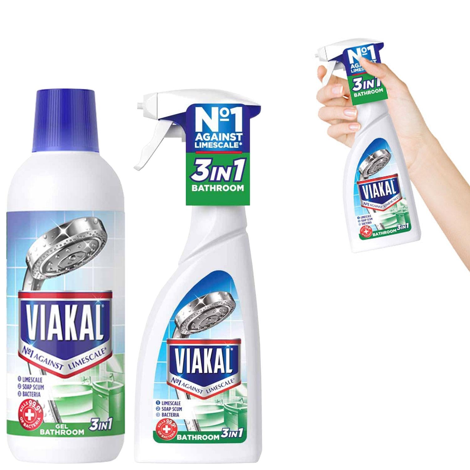 Viakal 3in1 Bathroom Spray - 500ml