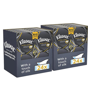 Kleenex Extra Large Man Size Compact Facial Tissues - 24 or 48 Box