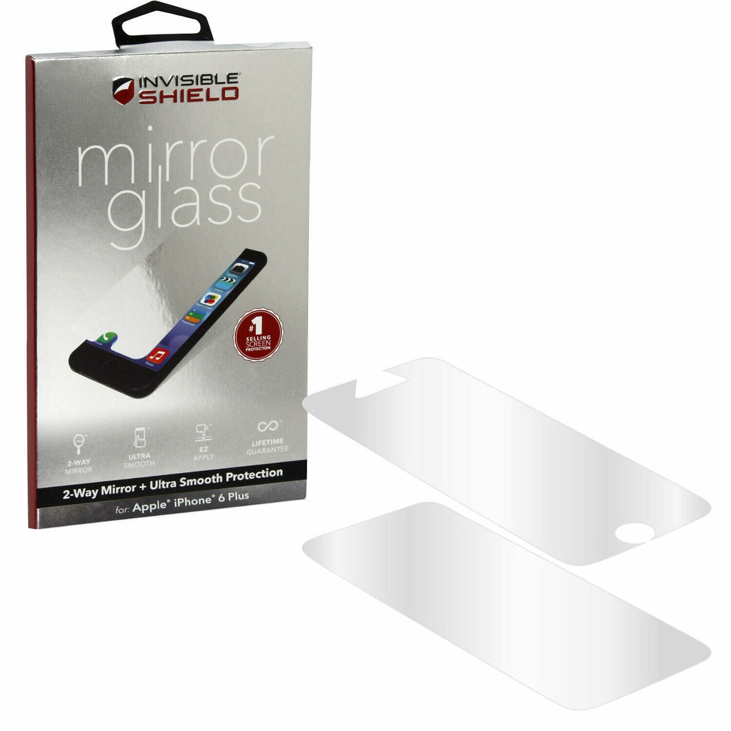 Zagg Invisible Shield Case Friendly Mirror Glass for Apple iPhone 6 Plus