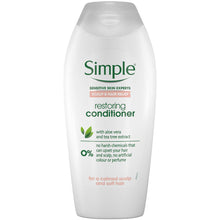 Load image into Gallery viewer, 400ml Simple Scalp &amp; Hair Relief Restoring Shampoo &amp; Conditioner DuoWithAelovera