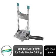 Load image into Gallery viewer, wolfcraft tecmobil Mobile Drill Stand for Safe, Dust Free Mobile Drilling