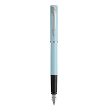 Load image into Gallery viewer, Waterman Allure Fountain Pen Baby Blue Pastel Fine Nib Blue Ink Gift Box
